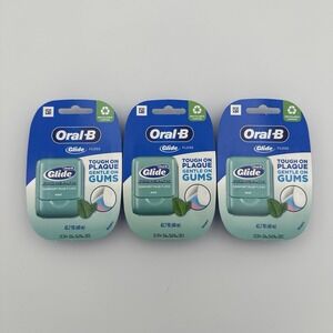 (3) Oral-B Glide Pro Health Mint Dental Floss ORIGINAL DISCONTINUED 43.7 Yds